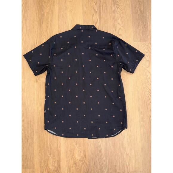 Jacks Surfboard black short sleeve button up size medium - Picture 2 of 3